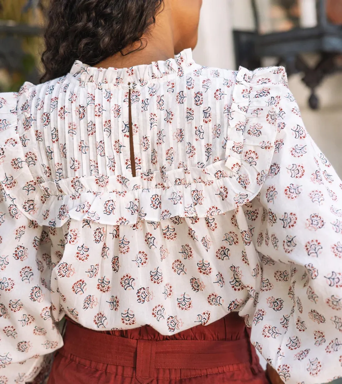 Cleobella Vanna Blouse, Belize Blossom