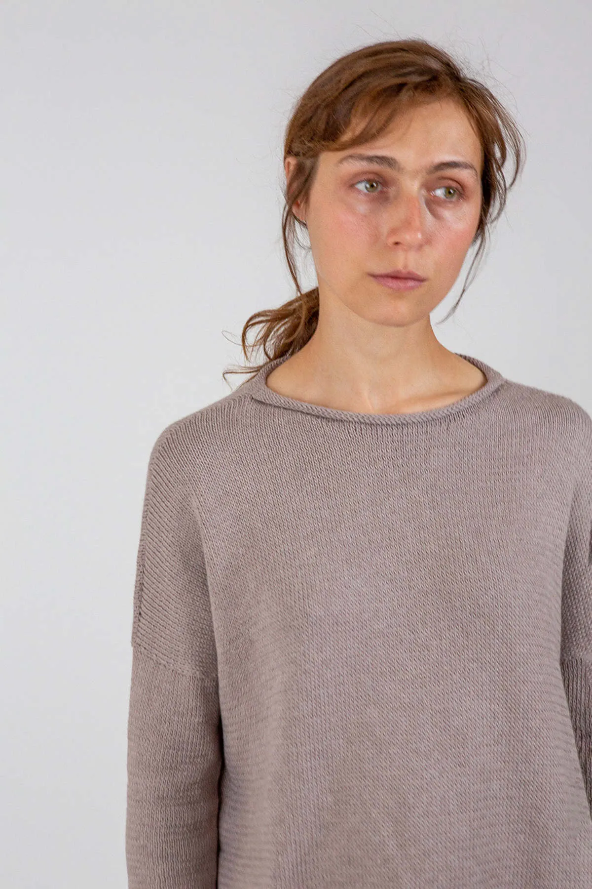 Cotton Rollneck Sweater - Doe