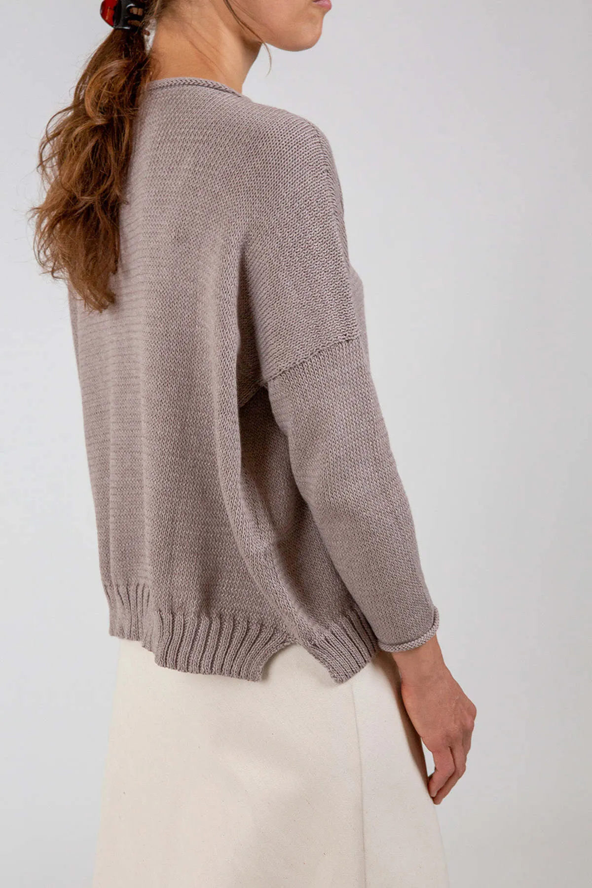 Cotton Rollneck Sweater - Doe