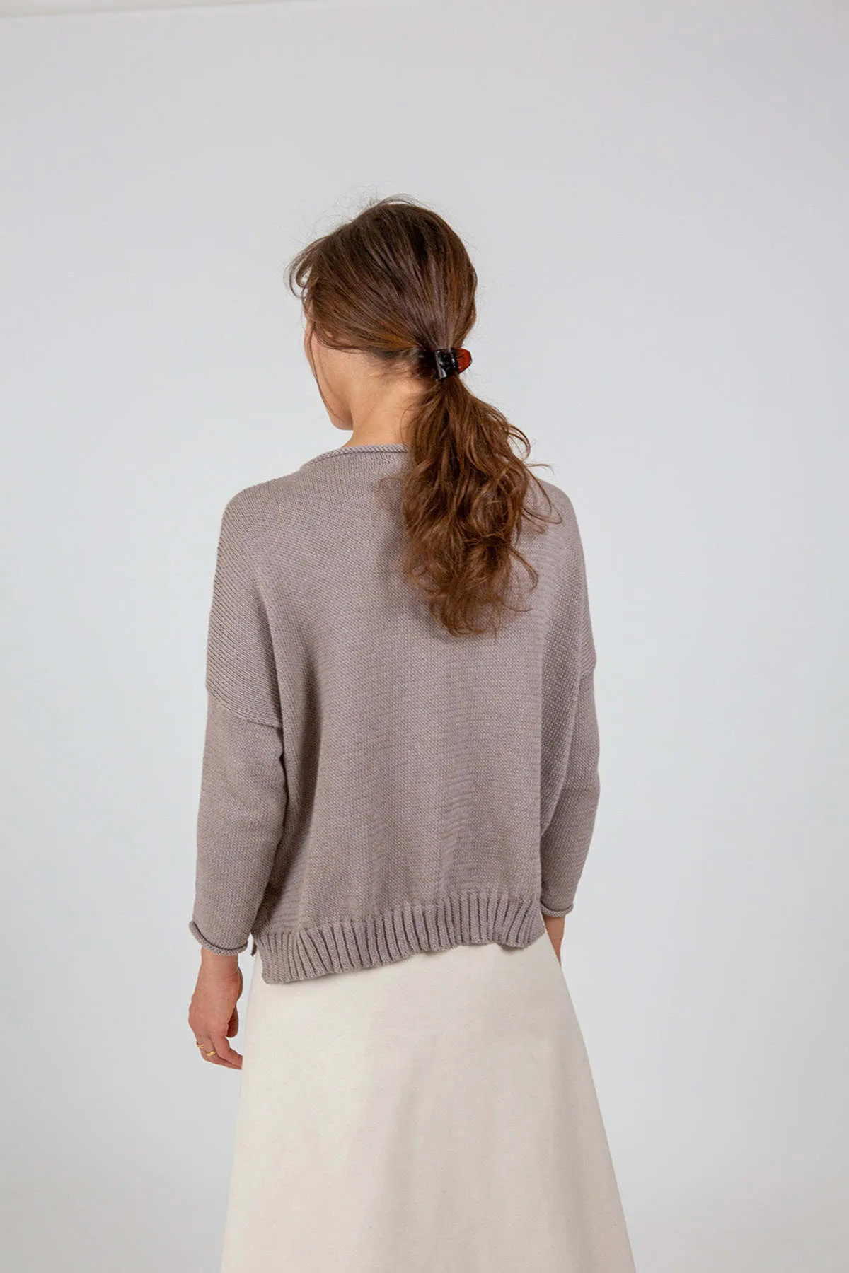 Cotton Rollneck Sweater - Doe