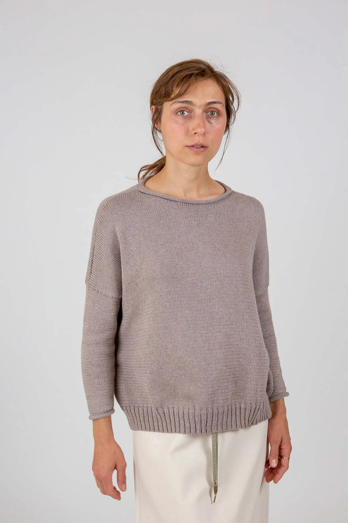 Cotton Rollneck Sweater - Doe