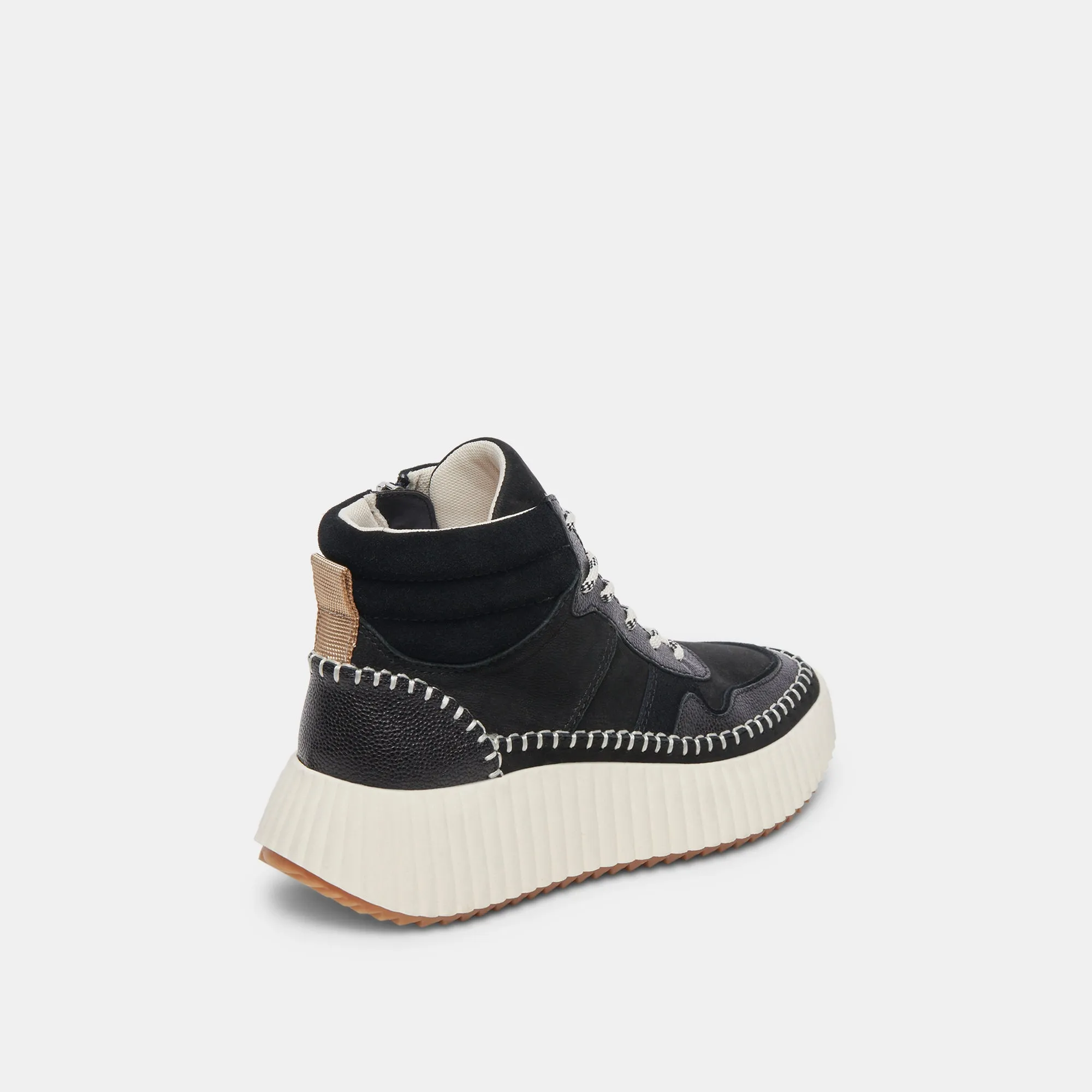 DALEY SNEAKERS BLACK MULTI SUEDE - re:vita