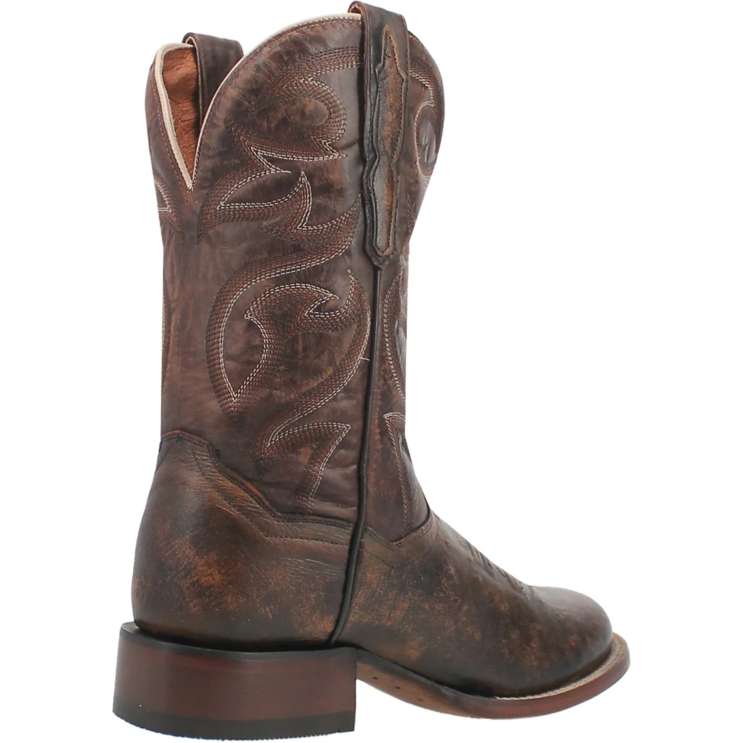 Dan Post Mens Clyde Cognac Smooth Ostrich Cowboy Boots