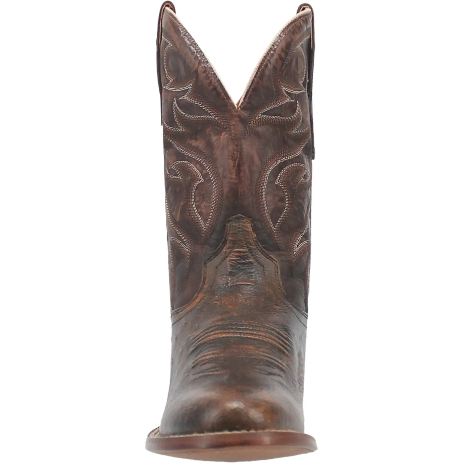 Dan Post Mens Clyde Cognac Smooth Ostrich Cowboy Boots