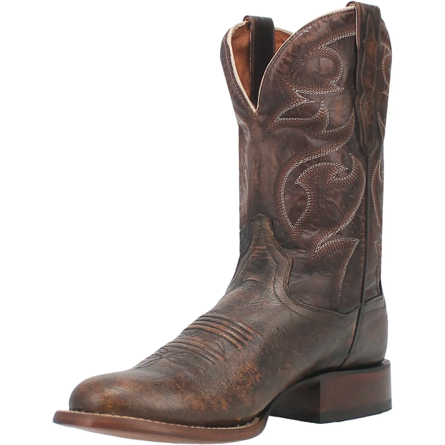 Dan Post Mens Clyde Cognac Smooth Ostrich Cowboy Boots