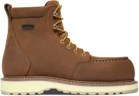 Danner Womens Cedar River Moc Toe 6in Brown Leather Work Boots