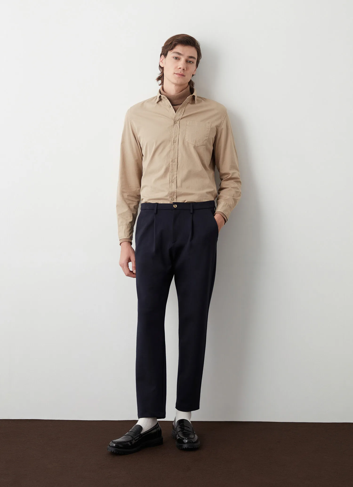 Darted trousers-