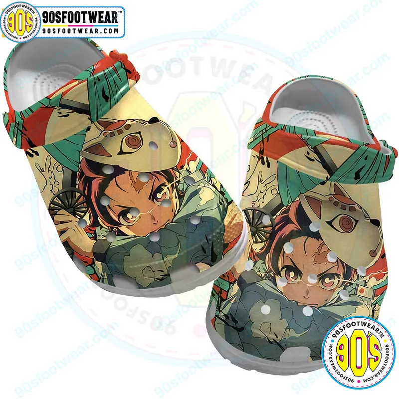 Demon Slayer Crocs Hashibira Inosuke in Demon Slayer Anime Clog Shoes