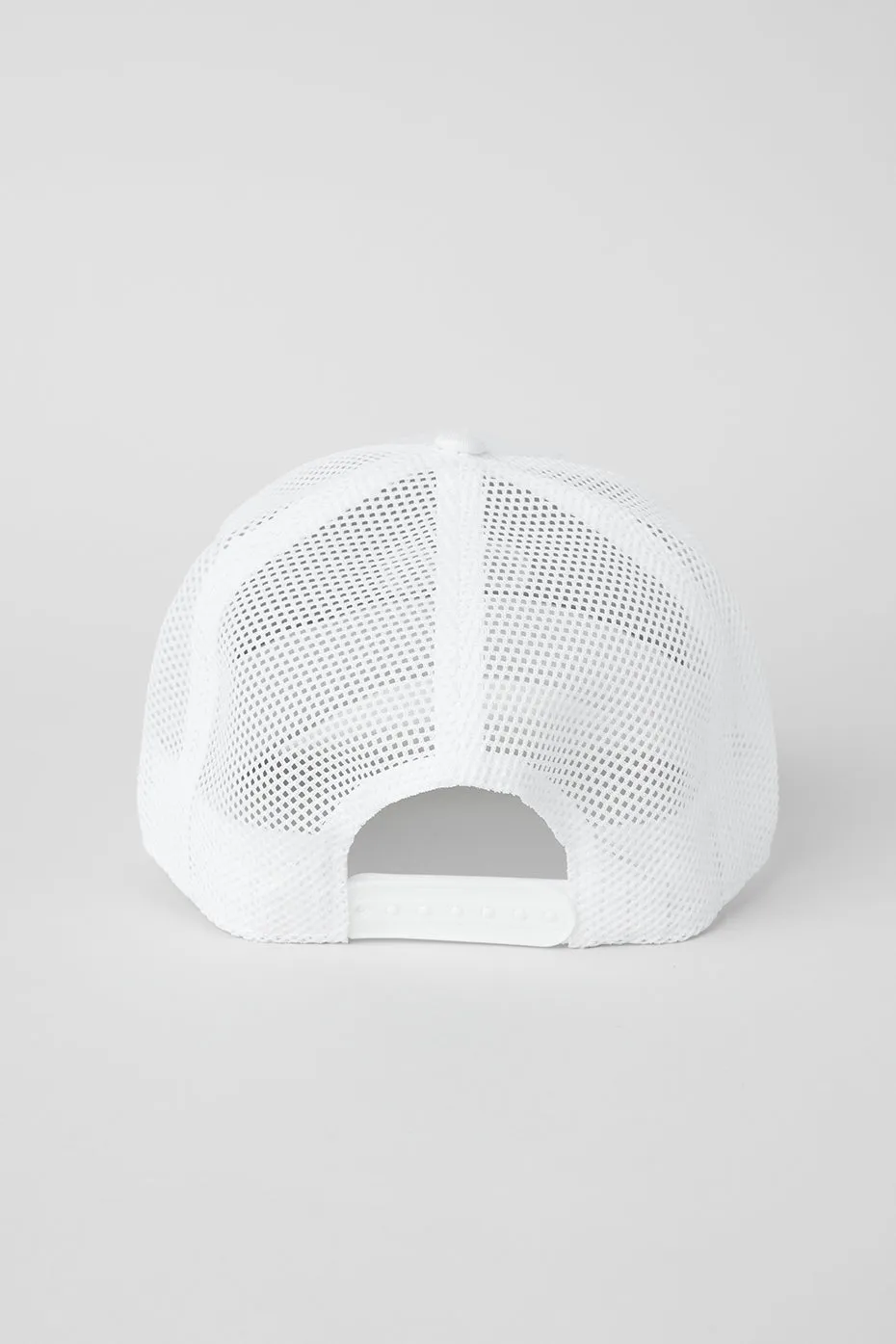 District Trucker Hat - White/White