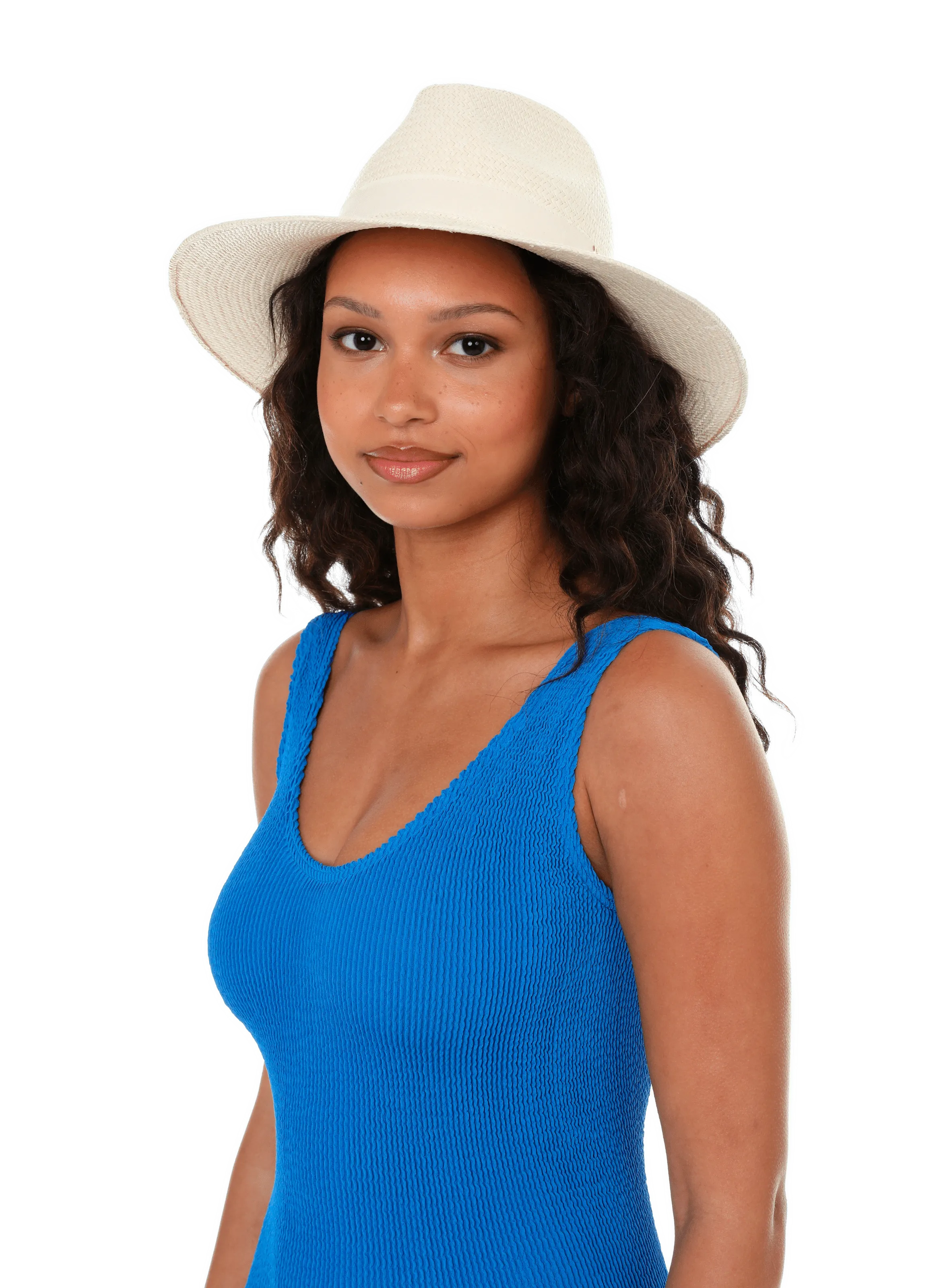 DORIA 1905  Galatea straw hat - White