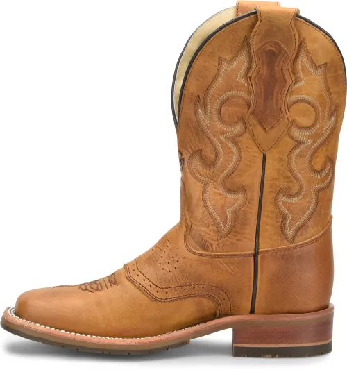 Double H Men's 11 Durant Wide Square Roper Boot - Brown DH8560