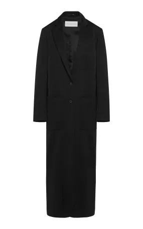 Dries Van Noten Rougie Oversized Satin Coat