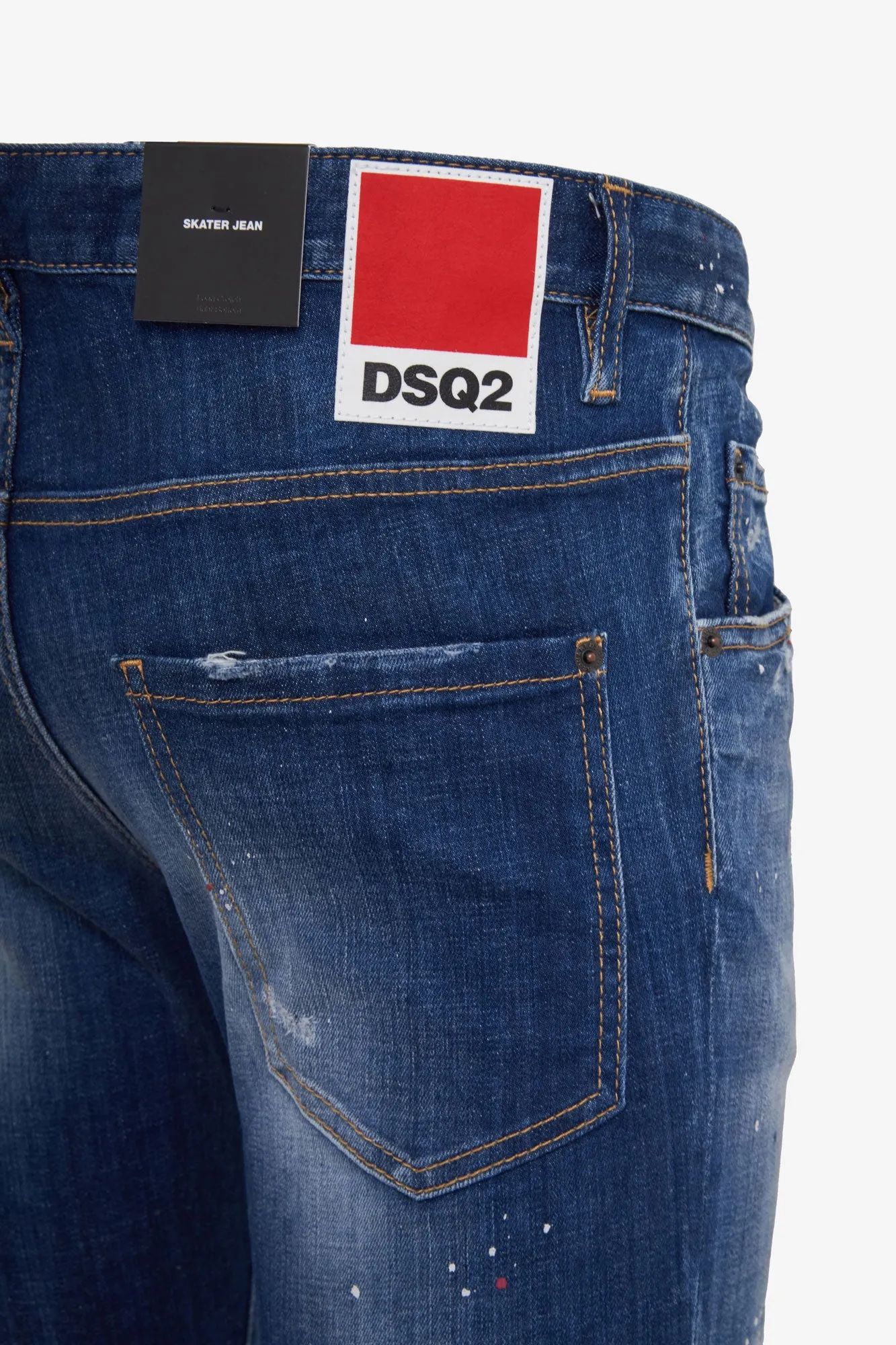 Dsquared2 Men's Jeans S74LB1331S30342 470 Skater Jeans Blue