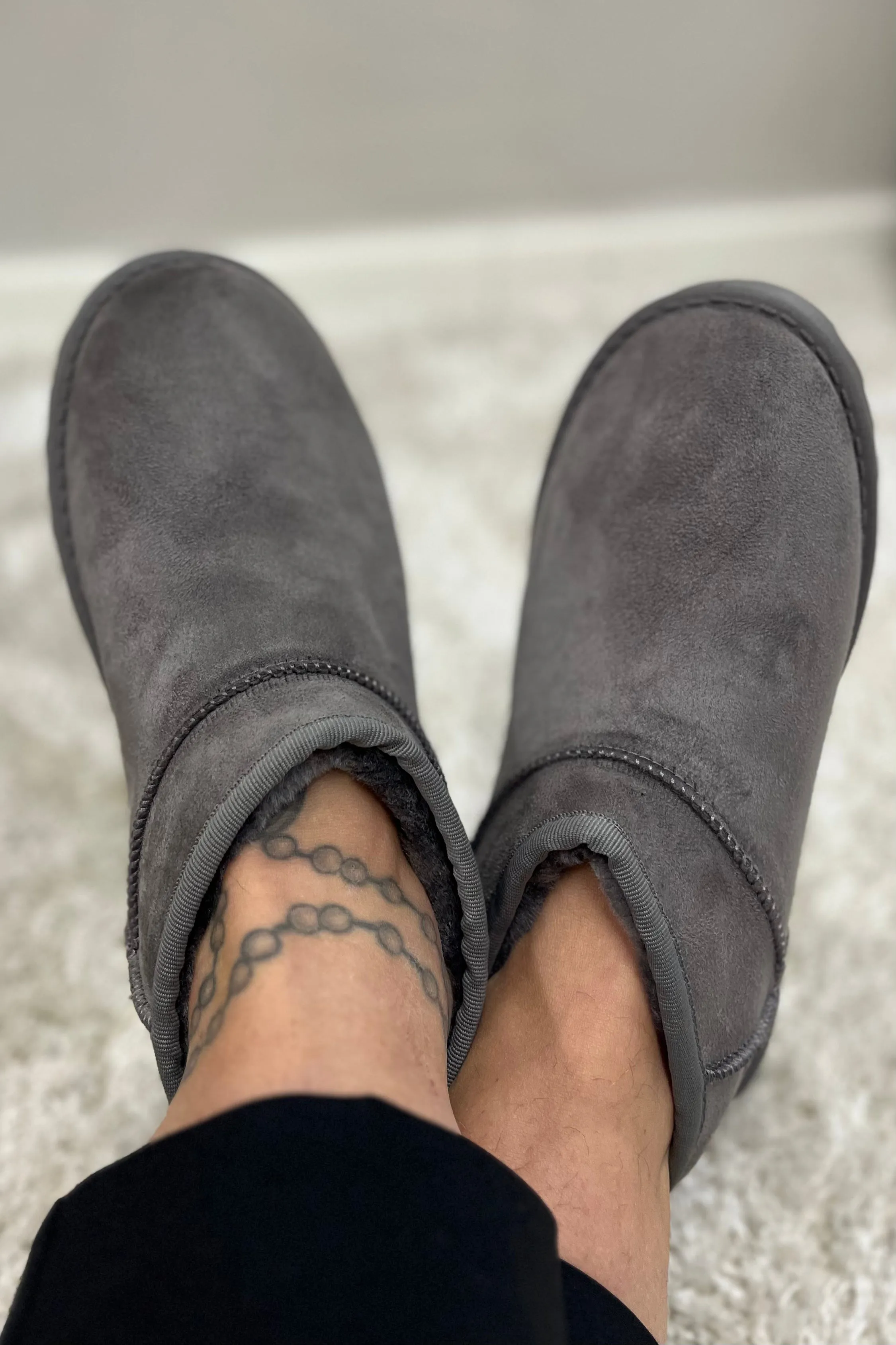 Ellie Short Boot | Grey | Bamsestvler fra Avery