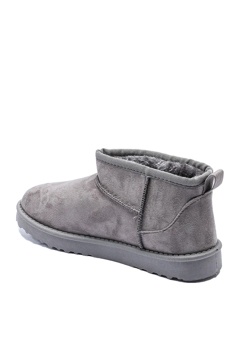 Ellie Short Boot | Grey | Bamsestvler fra Avery