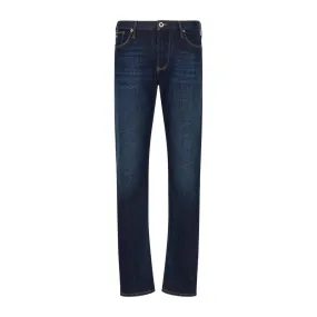 Emporio Armani J06 Slim Fit Dark Wash Denim Jeans