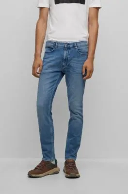 Extra-slim-fit jeans in blue super-soft denim