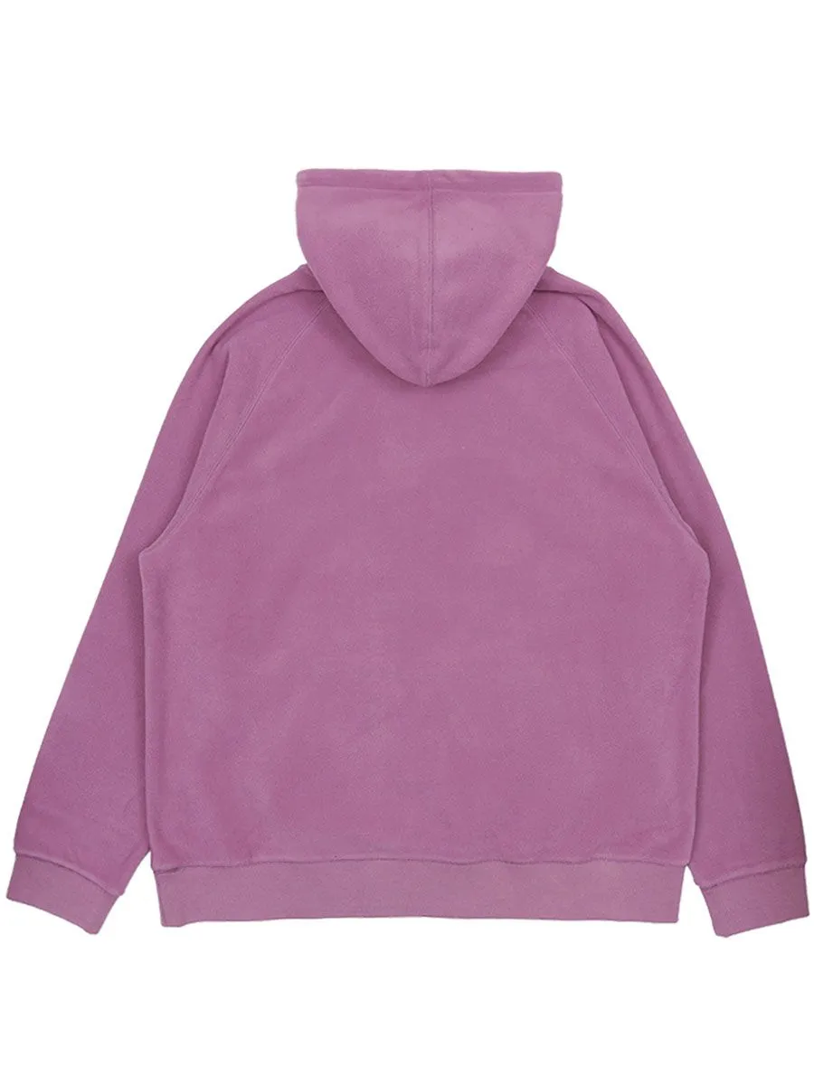 Felt Polar Fleece Rec Hoody - Plum