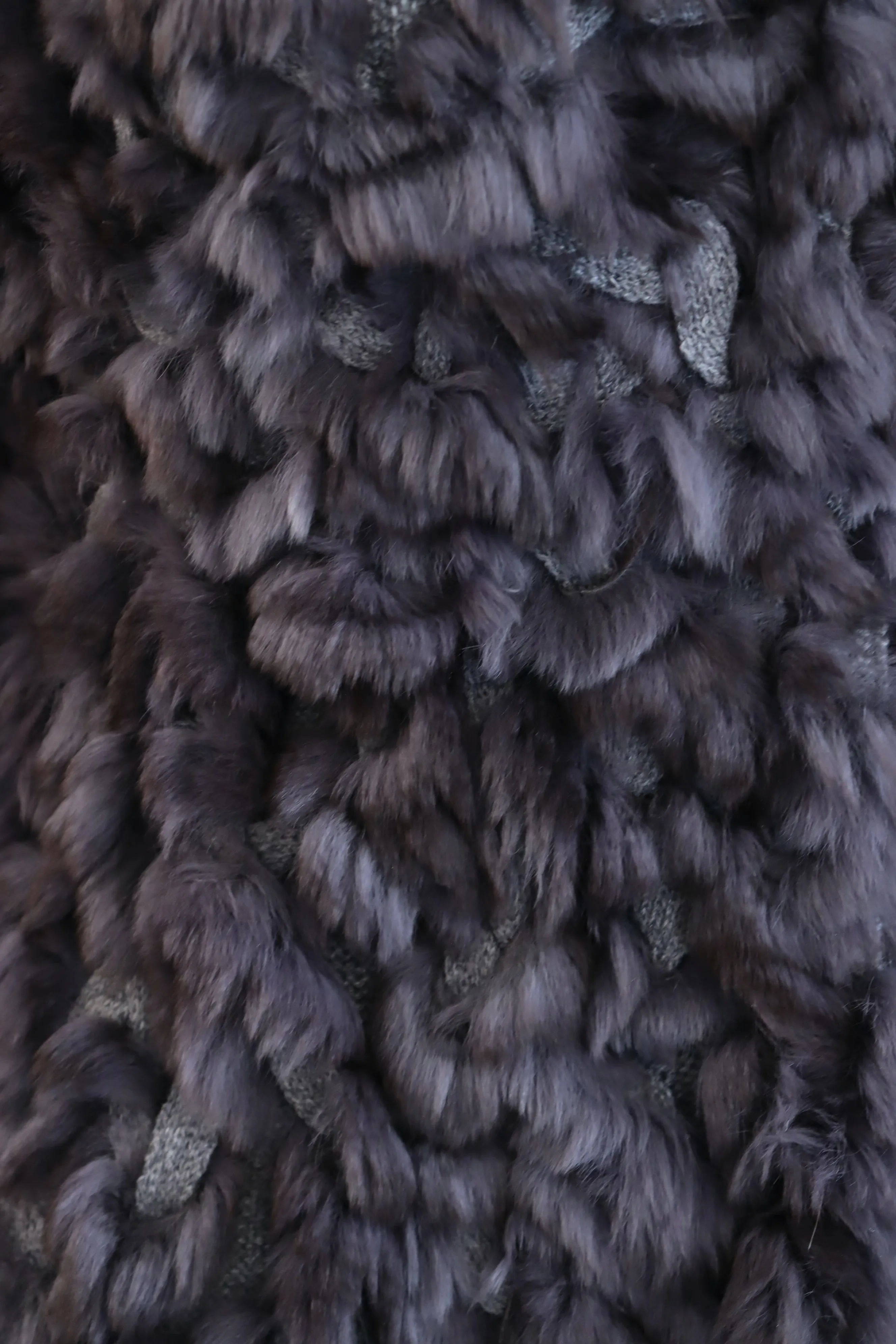 FENDI Cashmere & Fur Sweater Coat