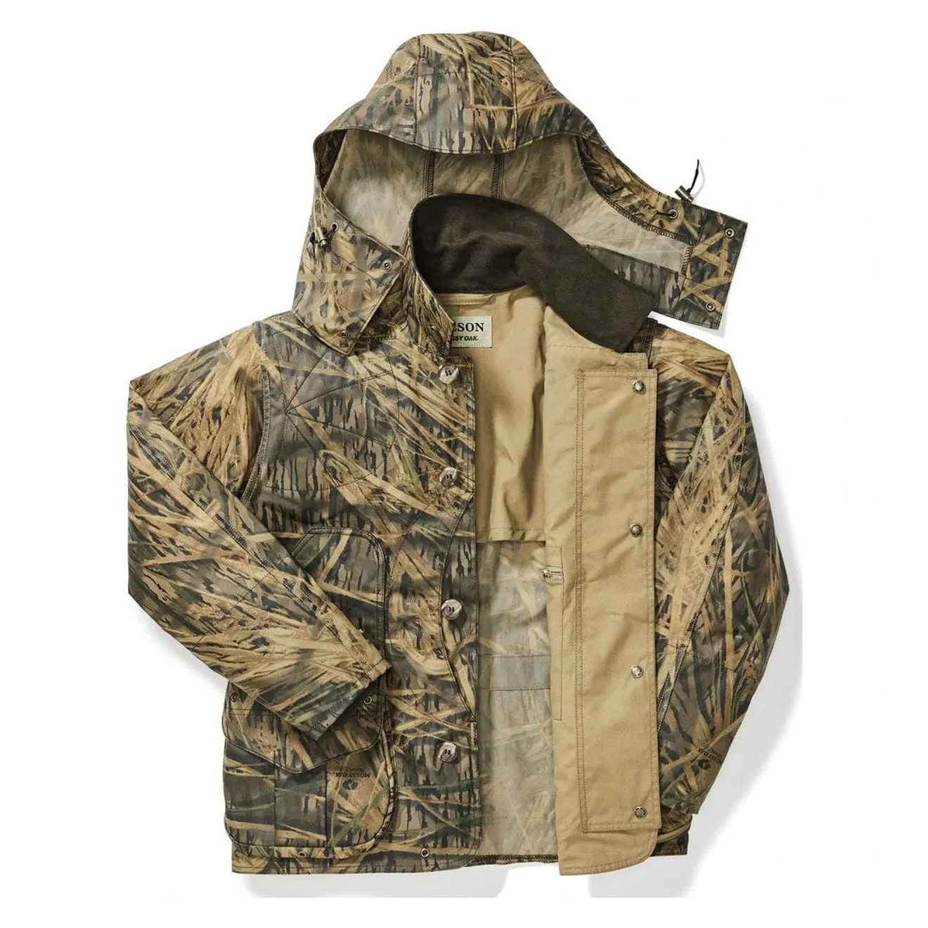 Filson Shelter Waterfowl Upland Coat Shadow Grass