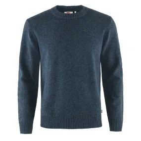 Fjallraven Ovik Round Neck Sweater Navy