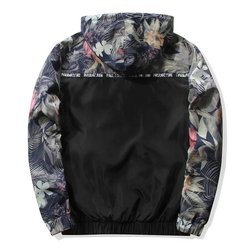 Floral Windbreaker Jacket