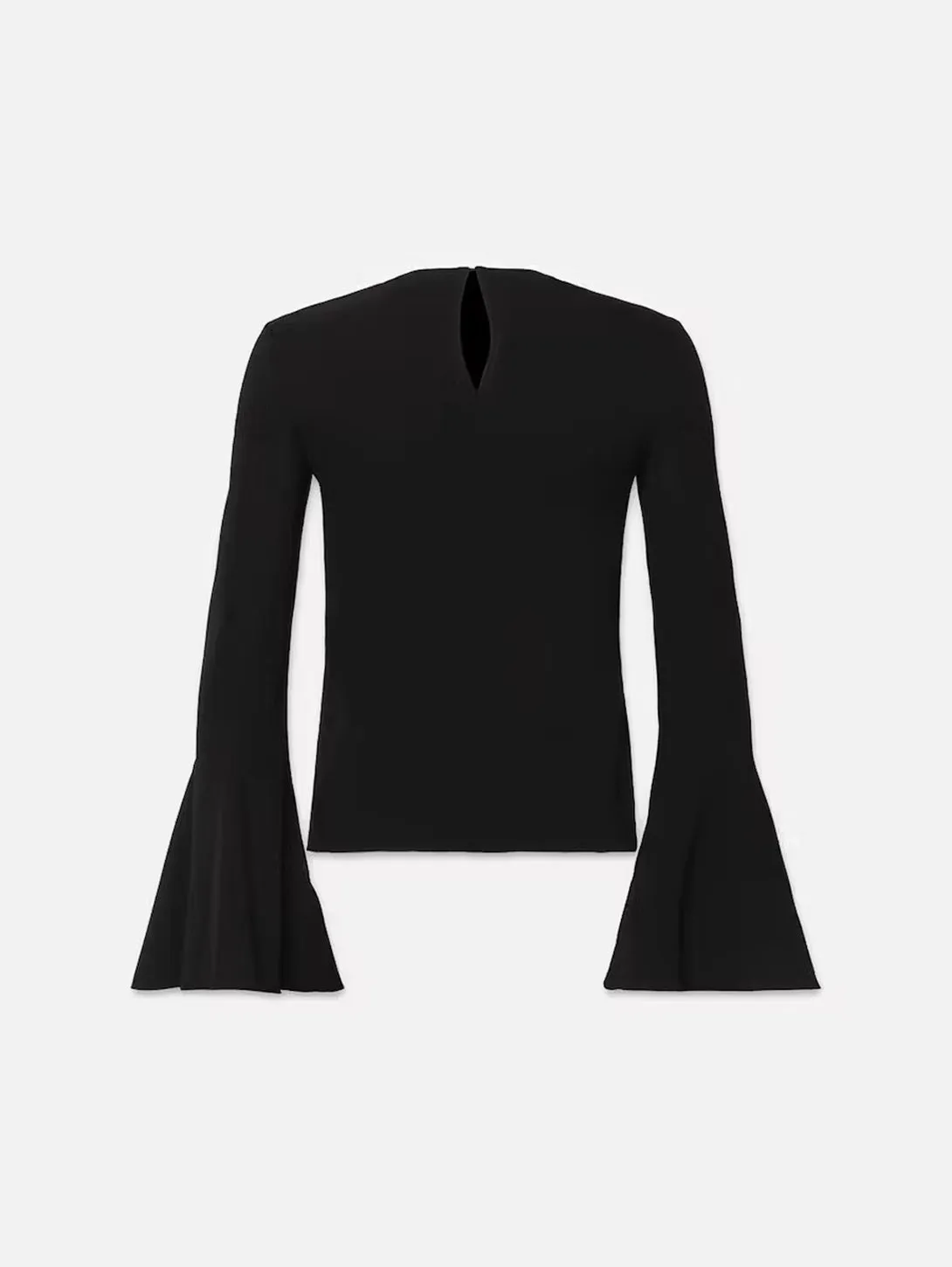 Flutter Sleeve Blouse - Black