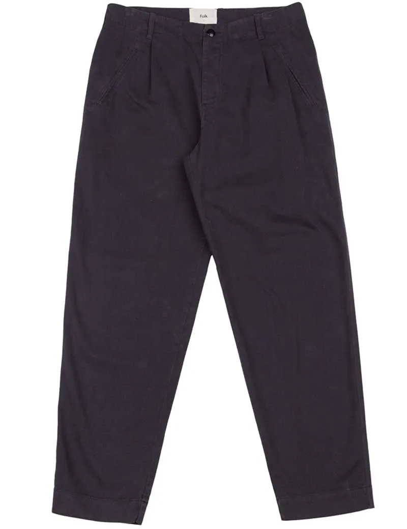 Folk Assembly Pant Brushed Soft Black