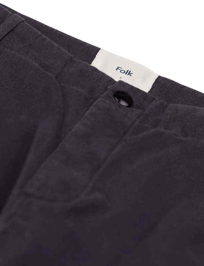 Folk Assembly Pant Brushed Soft Black