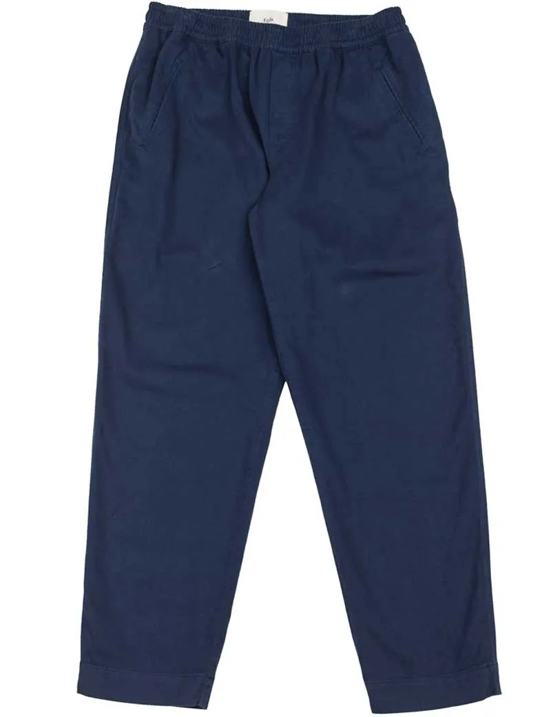 Folk Drawcord Assembly Pant Brushed Washed Ink