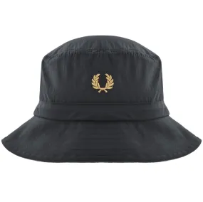 Fred Perry Logo Bucket Hat Navy