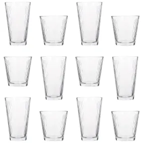 Glassware | 12pc Nora Highball Glasses & Tumblers Set | LAV