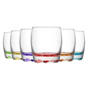 Glassware | Adora Coloured Shot Glasses - 80ml - 6 Colours - Pack of 12 | LAV