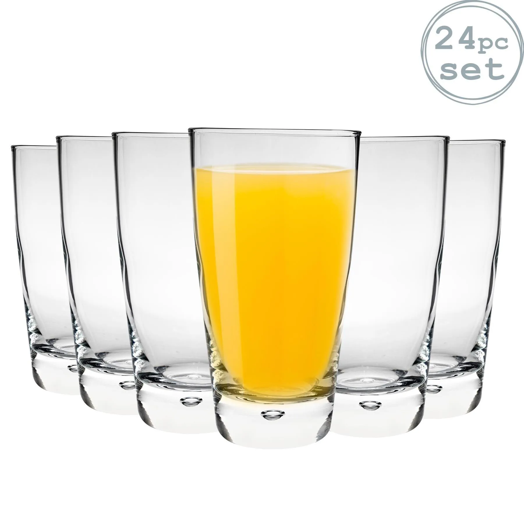 Glassware | Luna Highball Glasses - 340ml - Pack of 24 | Bormioli Rocco