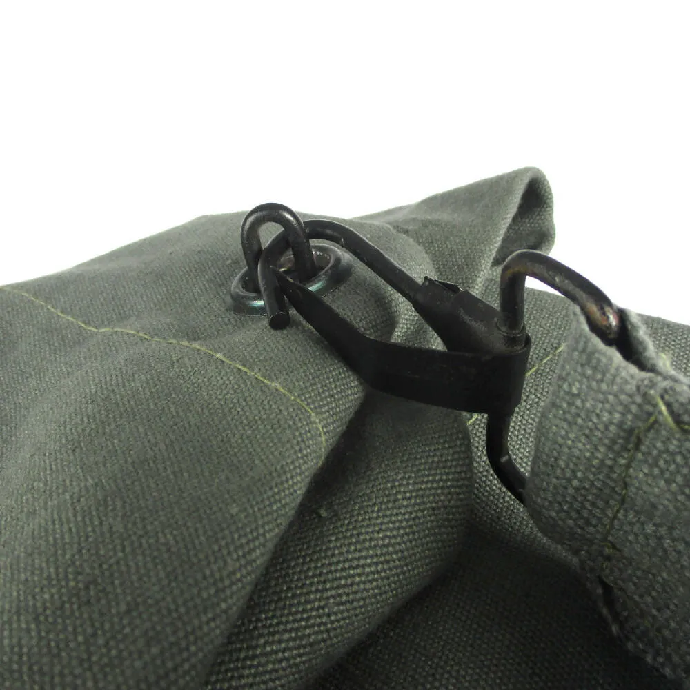 Gray Canvas Duffel Bag