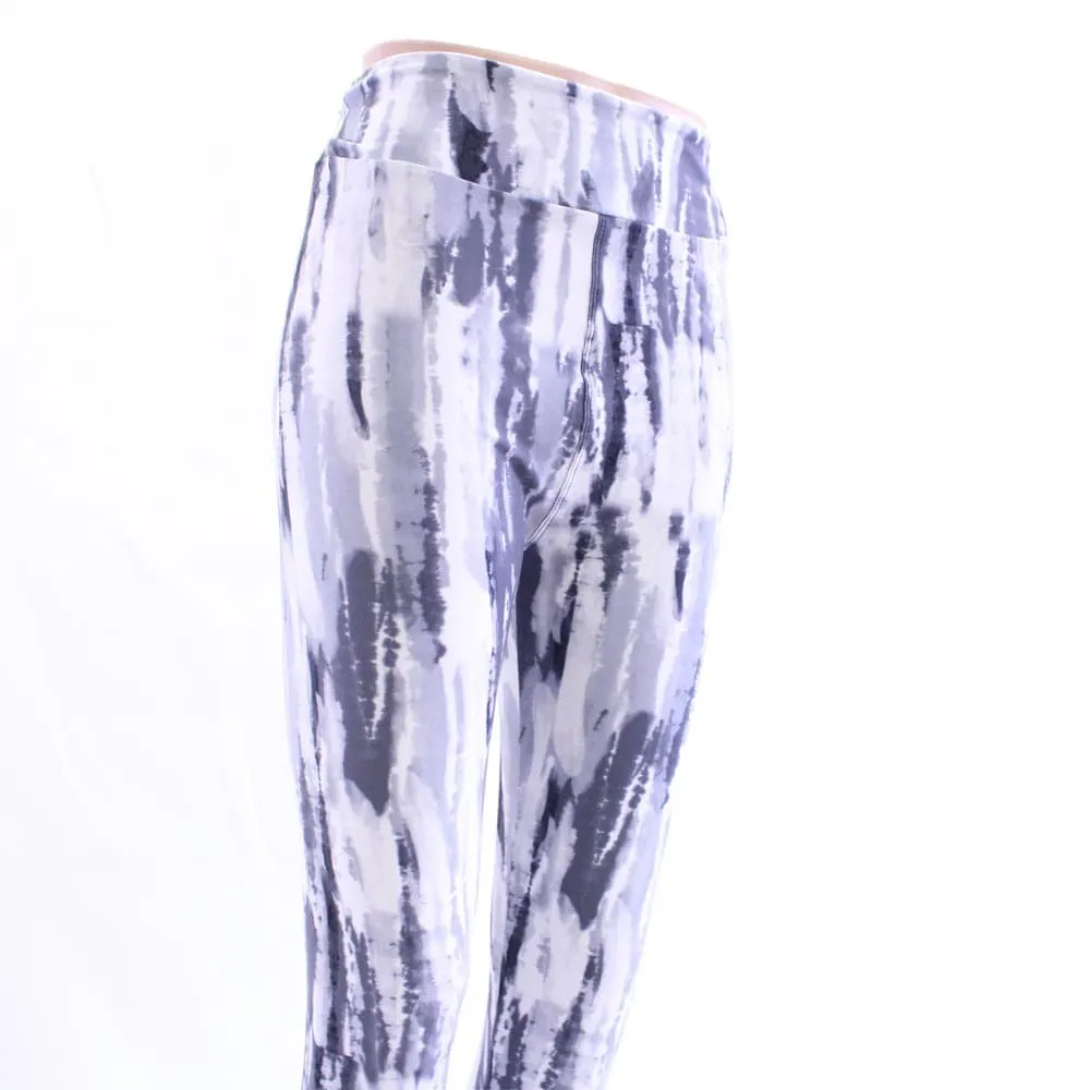 Gray Haze Pattern Leggings