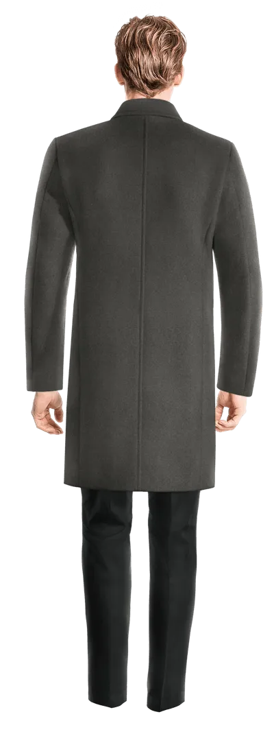 Grey Long Overcoat