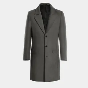 Grey Long Overcoat