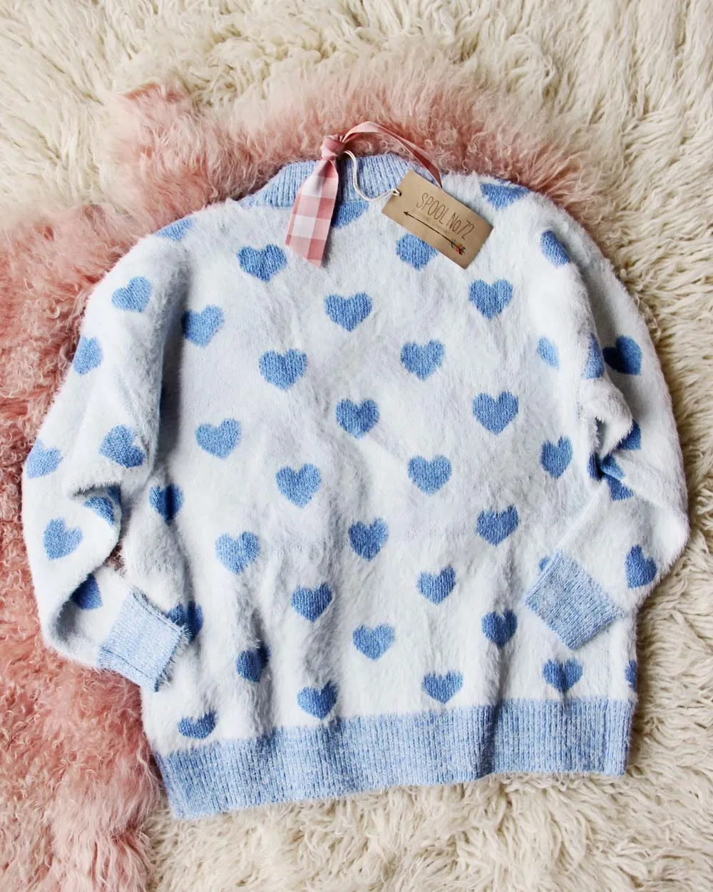 Gypsy Heart Sweater in Blue