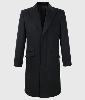 Harvey Specter Black Overcoat | TLC UK