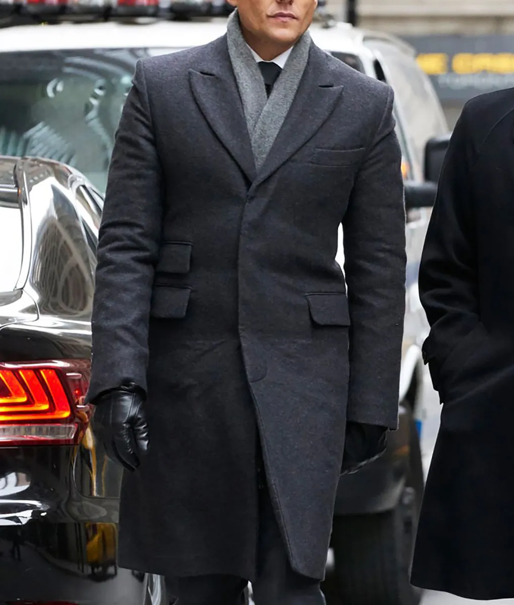 Harvey Specter Black Overcoat | TLC UK