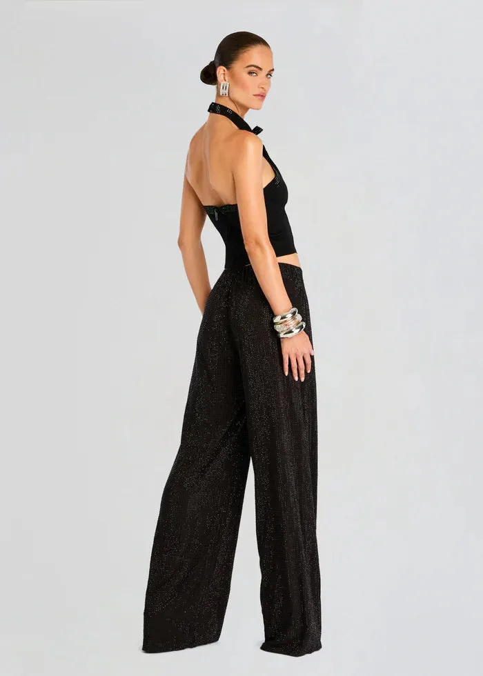 Hasna Hotfix Pant - Black