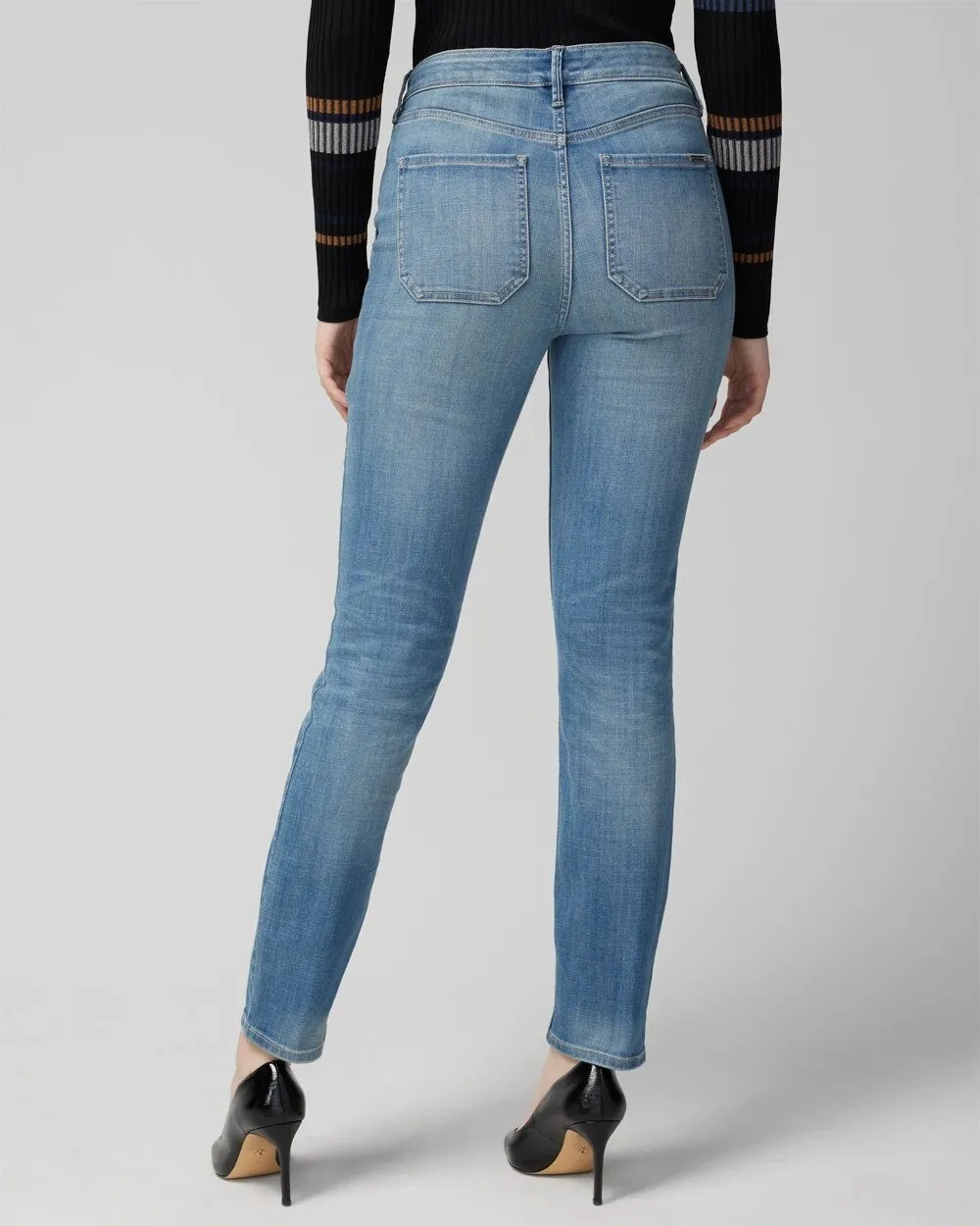 High-Rise Every Day Soft Turnlock Pocket Slim Jeans