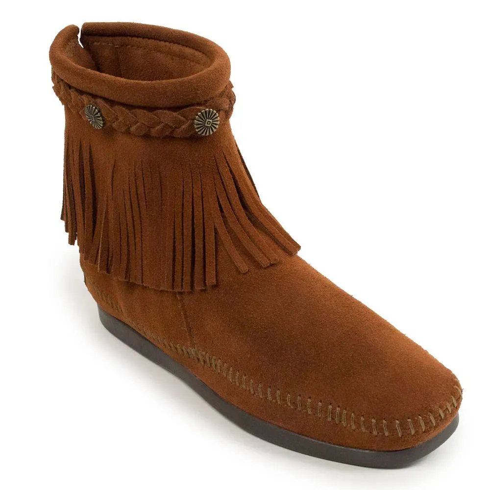 High Top Back Zip Boot - Women