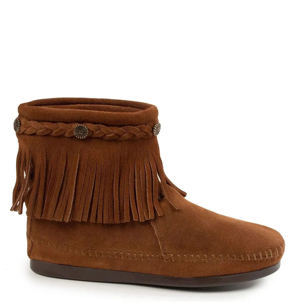 High Top Back Zip Boot - Women