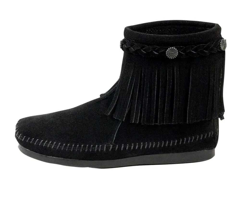 High Top Back Zip Boot - Women