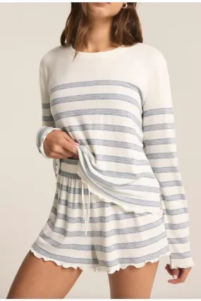 HOMETOWN STRIPE LS TOP