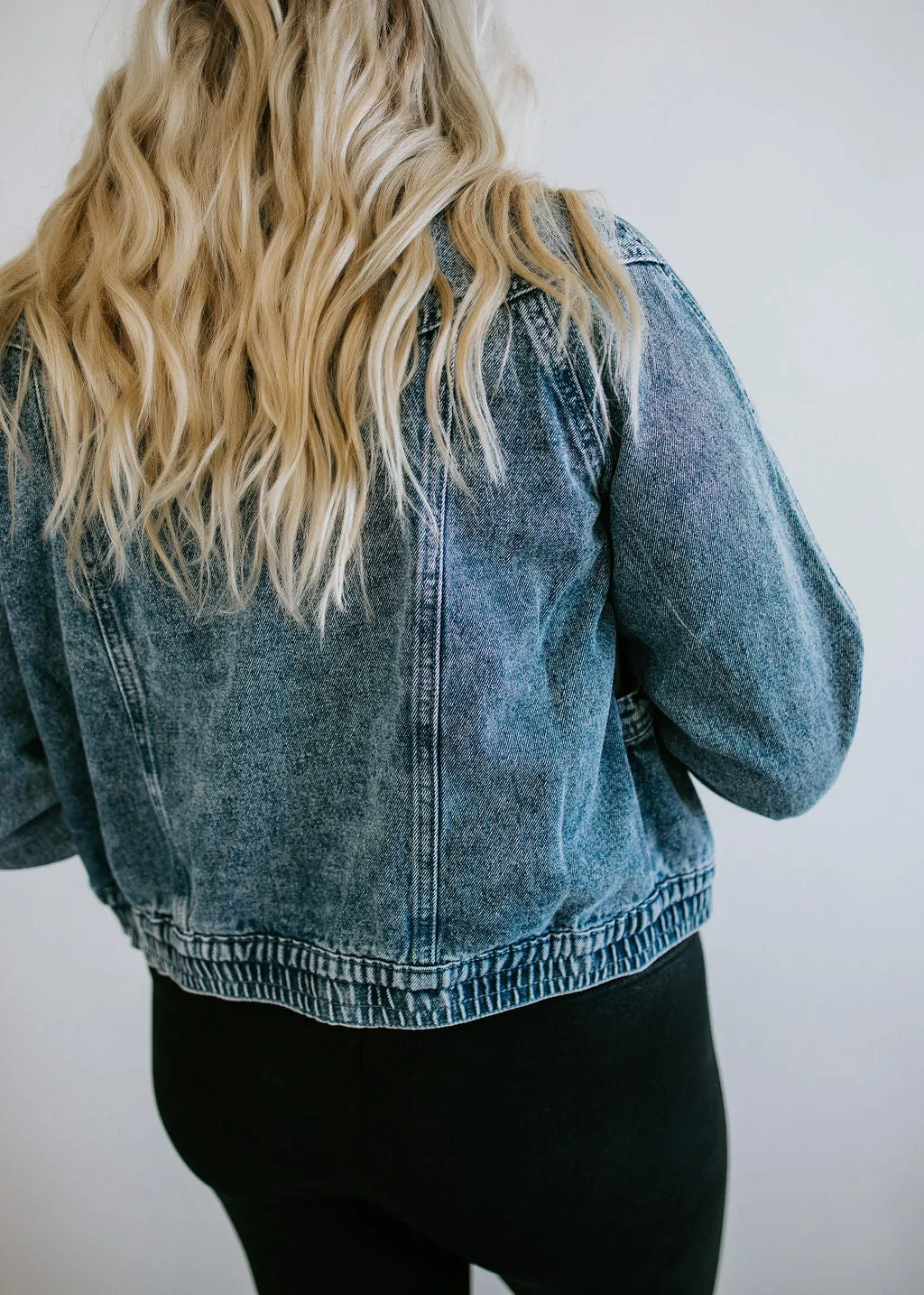 Huey Denim Bomber Jacket