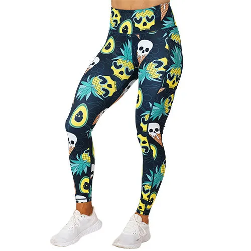 Ice Cream Skulls Leggings