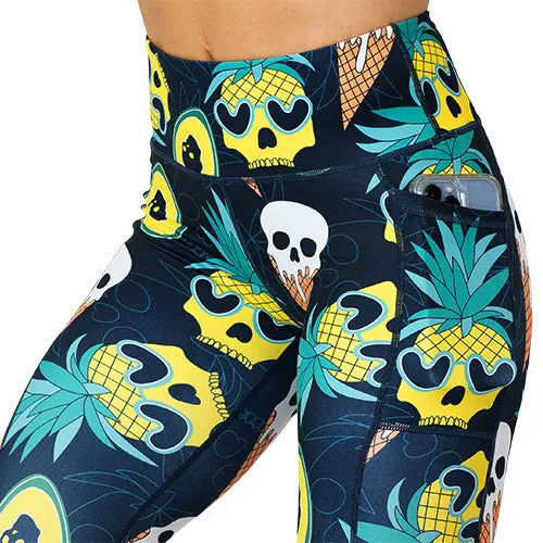 Ice Cream Skulls Leggings